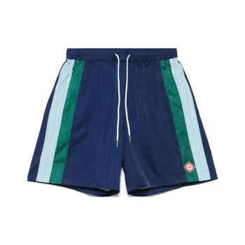 CASABLANCA Pleated Track Shorts