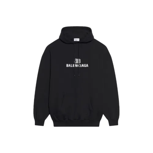 Balenciaga Women'ss Bb Pixel Medium Fit Hoodie Black