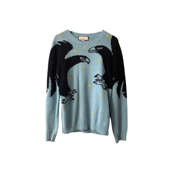 GUCCI Sweater Women's Light Blue
