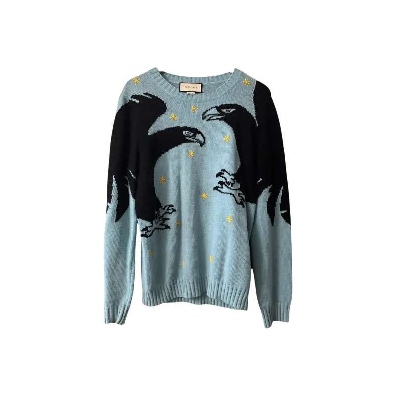 GUCCI Sweater Women's Light Blue-0