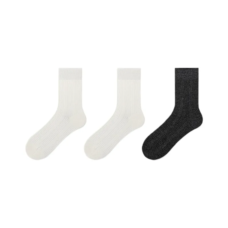 H YXIANG Mid Calf Socks Women's Combo Set-16