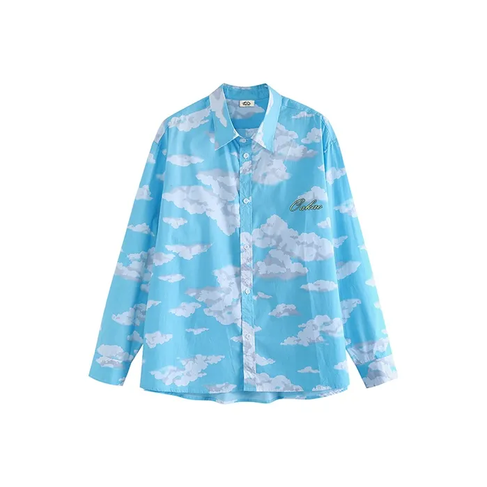 OAKAO Shirts Unisex Blue-0
