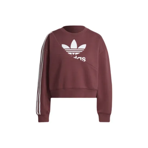 Adidas Originals Sweatshirts Women's Deep Red