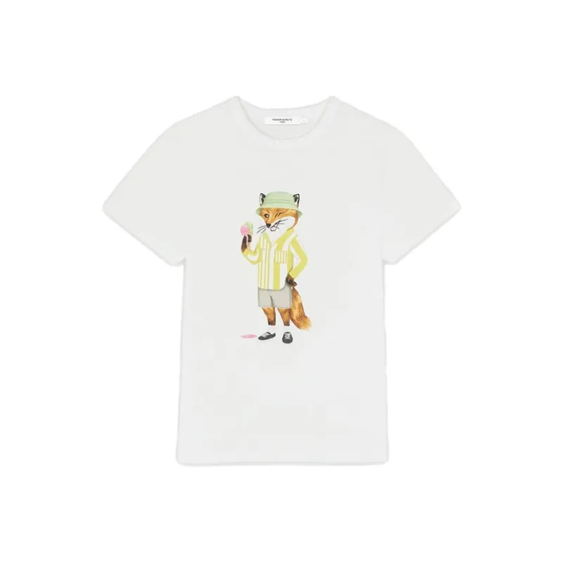 Maison Kitsune T Shirts Women's White-0
