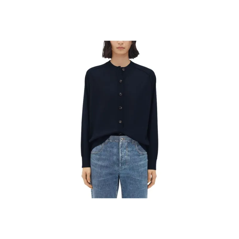 Bottega Veneta Buttoned Long Sleeved Cardigan-0