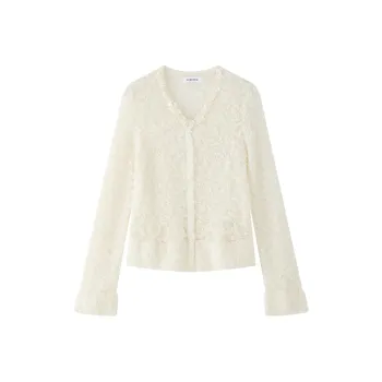 YANGZHIDAO Sweater Women's Cream White
