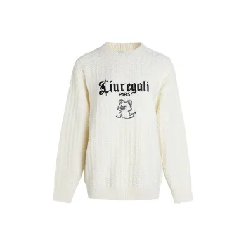 LIUREGALI Sweaters Women's Ecru