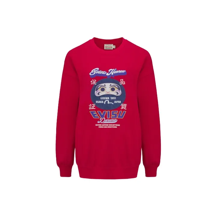 EVISU Sweatshirts Women's Red-0