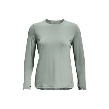 Under Armour T Shirts Women's Asphalt Gray Green
