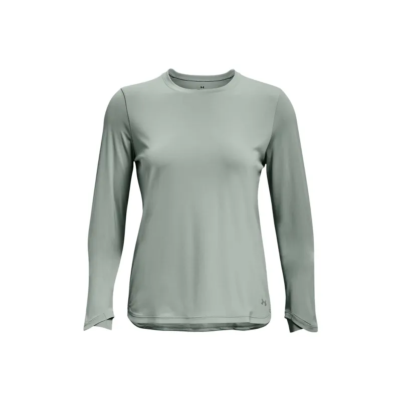 Under Armour T Shirts Women's Asphalt Gray Green-0