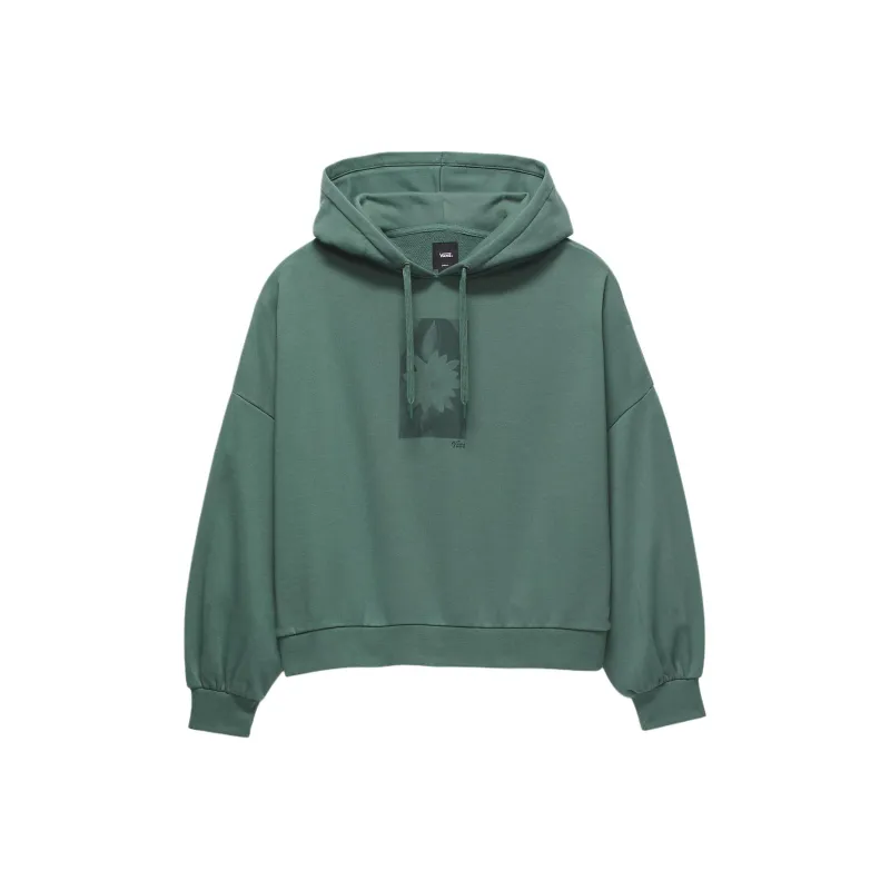 Vans Pampas Loose Pullover Hoodie Sweatshirt Women's Deep Forest-0
