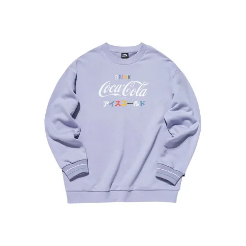 Coca-cola X ANTA Life Collection Sweatshirts Women's Poplar Catkin Purple