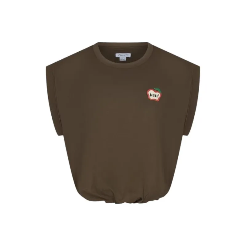 URBAN REVIVO T Shirt Women's Dark Red Brown-0