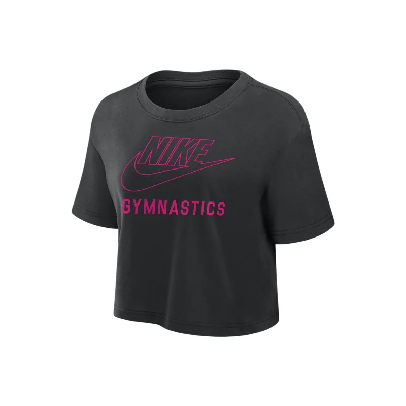 Nike Swoosh Women's Gymnastics Cropped T Shirt-0