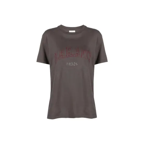 ISABEL MARANT ETOILE Logo Print Crewneck T Shirt