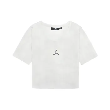 LI NING 1990 T Shirts Women's Ecru