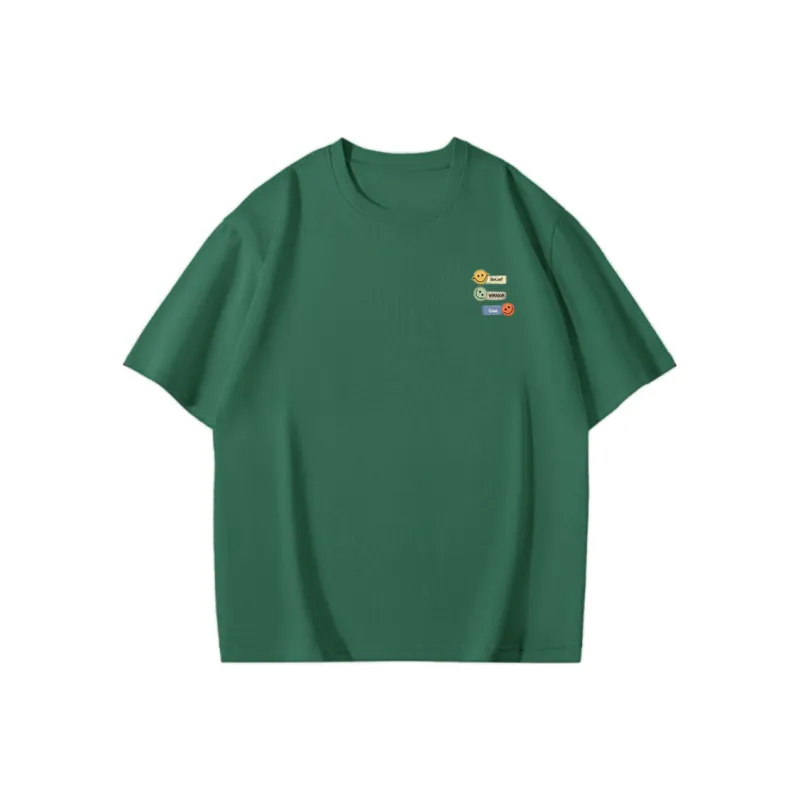 Cotton Gene Drop Shoulder Sleeve T Shirt Women's-7