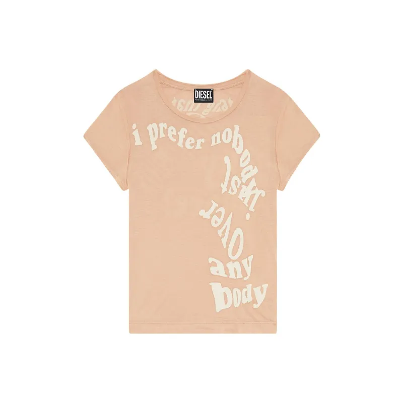 DIESEL Lettering print Sleeveless Top-0