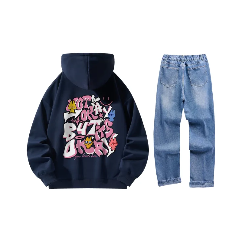 LEVEL Sweatshirt Sets Unisex-26