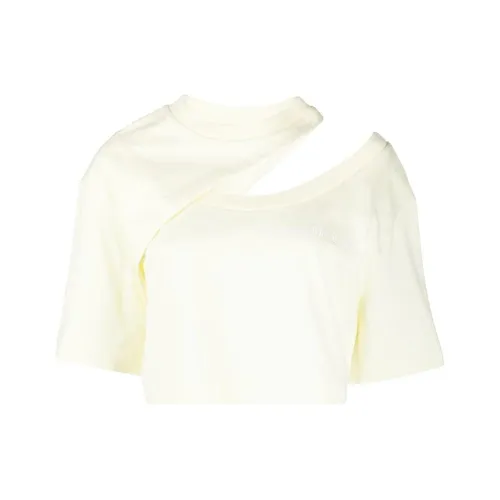 Alexander McQueen T-Shirts Women's Light Yellow