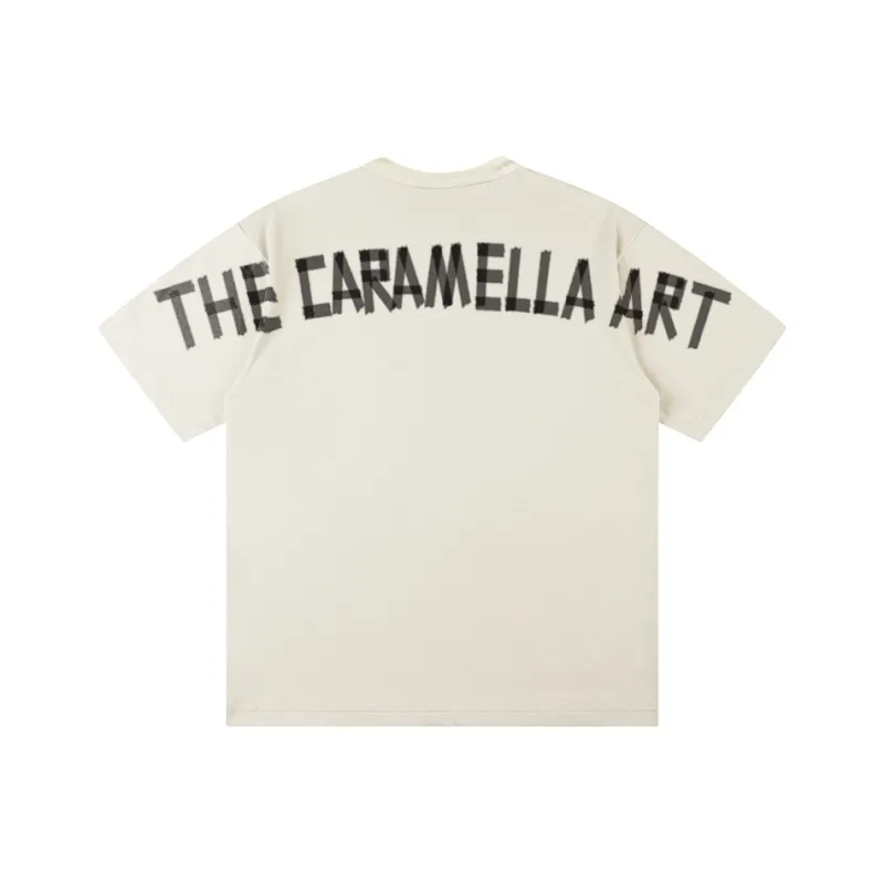 Caramella Drop Shoulder Sleeve T Shirt Unisex-2