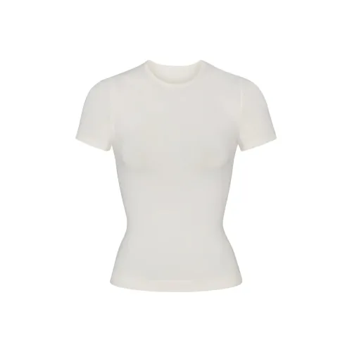Skims T Shirts Women's Marble White