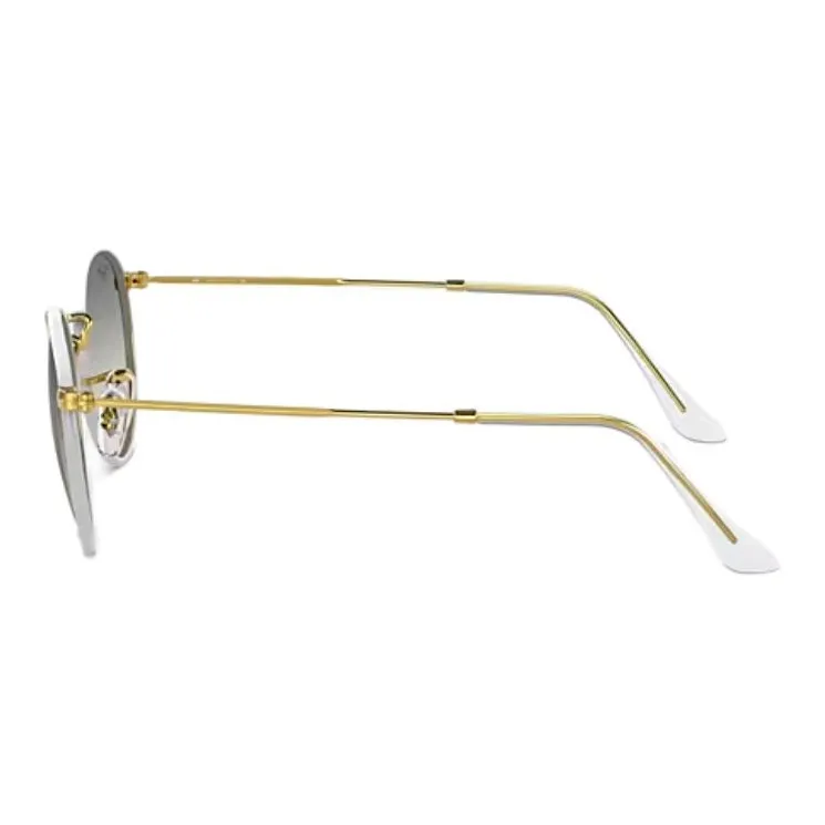 RayBan Metal Round Sunglasses Unisex Gold-2