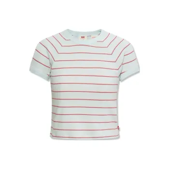 Levis T-Shirts Women's Red Green