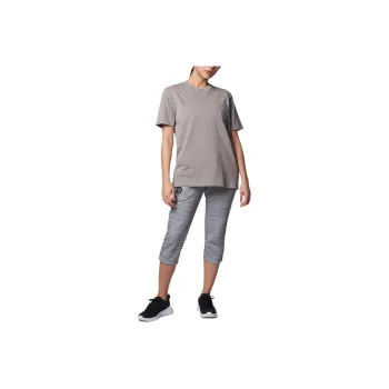 Under Armour Drop Shoulder Sleeve T-Shirt Women's Tin Alloy