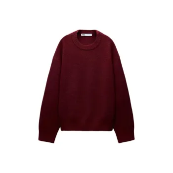 ZARA Sweaters Women's Burgundy