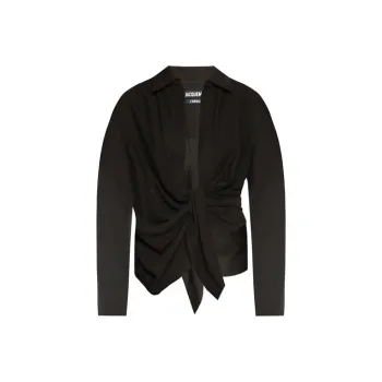 Jacquemus La Chemise Bahia Top 'Black'
