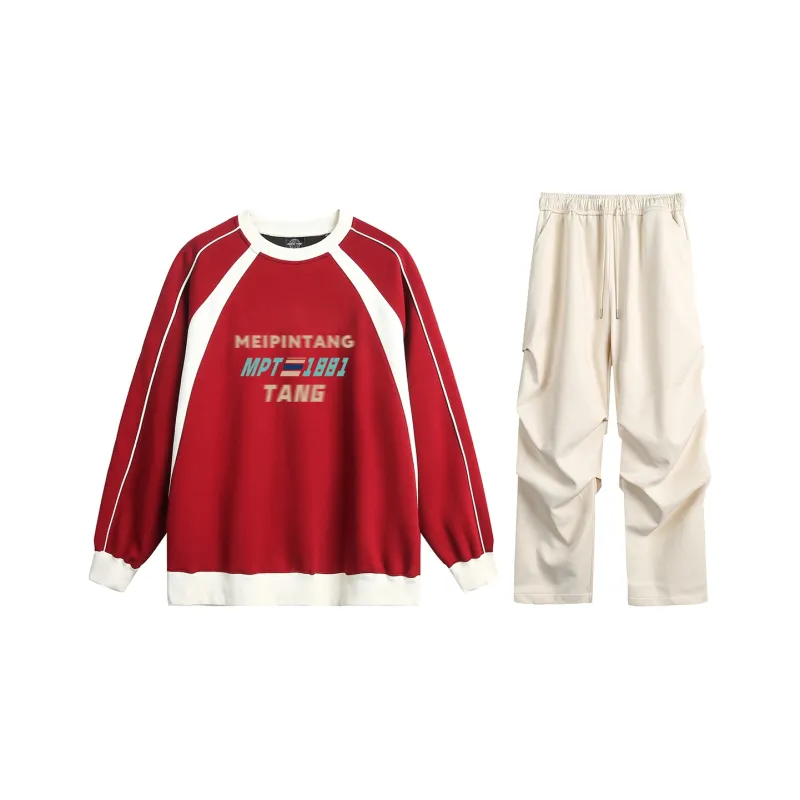 MEIPIN TANG Sweatshirt Set Unisex-42