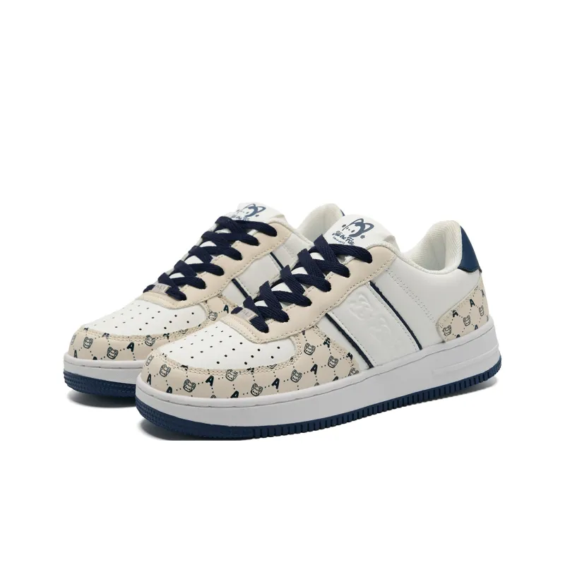 ALI THE FOX Skateboard Shoes Unisex Low Top Milk Tea Powder/Iceberg Blue-50