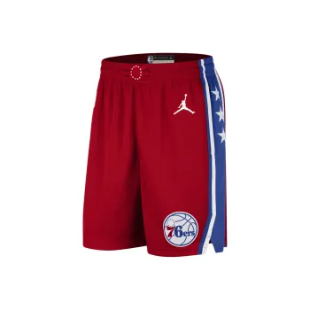 Jordan x NBA Philadelphia 76ers Statement Edition Basketball Shorts Men's University Red