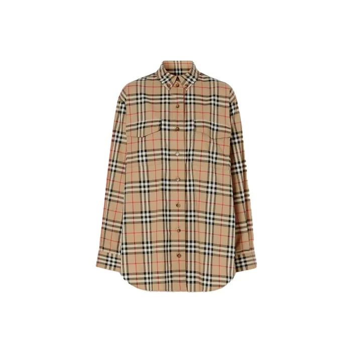 Burberry Vintage Check Oversized Shirt-0