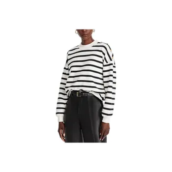FRAME Striped Cotton blend Sweatshirt