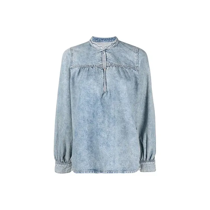 GANNI Shirts Women's Blue-1