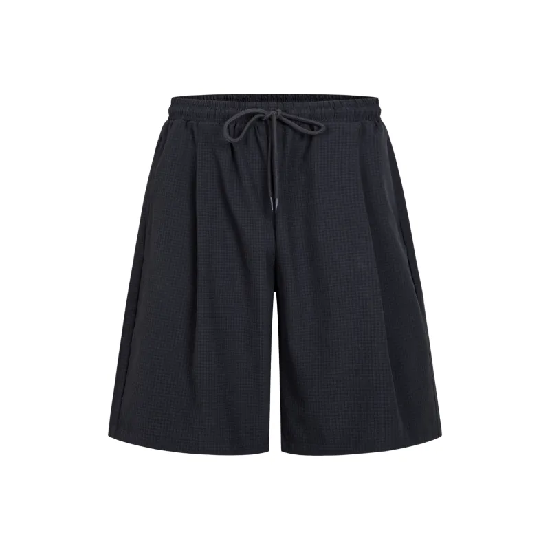 PFR AND Casual Shorts Unisex Navy Blue-0