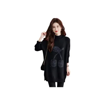 Korean Style Sweater Women's Black