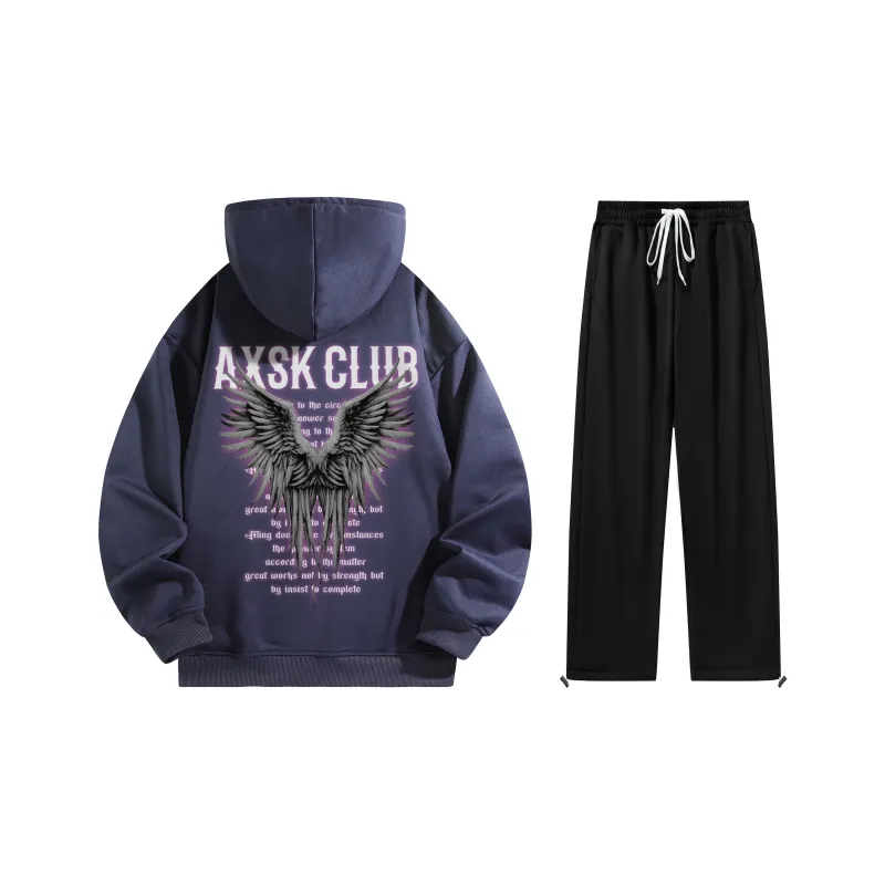 A.X.S.K Sweatshirt Sets Unisex-12