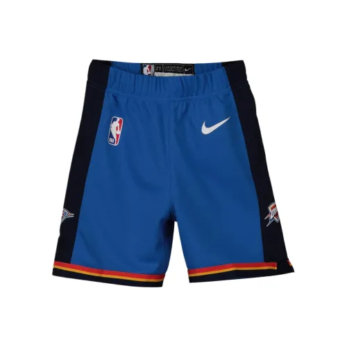 NBA x high nike Oklahoma Thunder ICON Collection Basketball Shorts Men's Blue