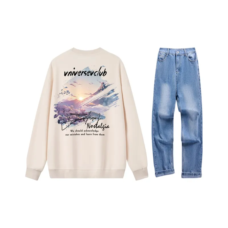 VniVerseVClub Sweatshirt Set Unisex-18