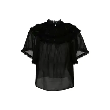 Ulla Johnson Zuri Semi-sheer Wool T-shirt