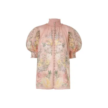 Zimmermann Waverly Short-Sleeved Blouse