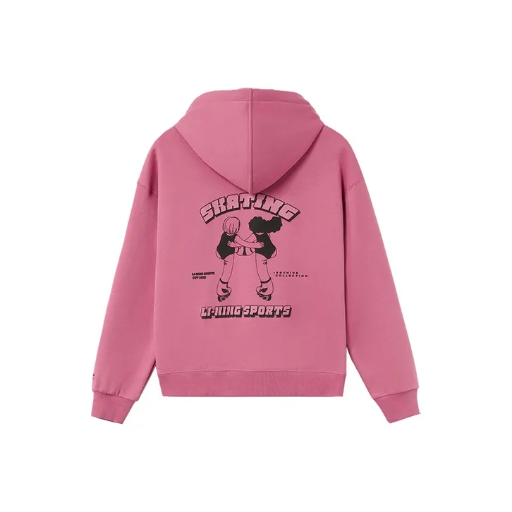 LiNing Sweatshirt Winter Women's Blackcurrant Chestnut-0