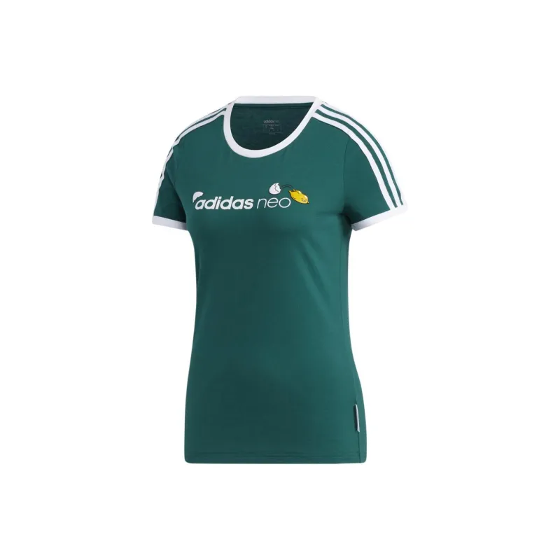 Adidas T Shirts Women's Green-0