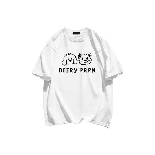 Cotton Shopping Drop Shoulder Sleeve T Shirt Unisex