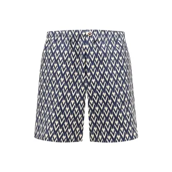 Valentino All Over Patterned Bermuda Shorts