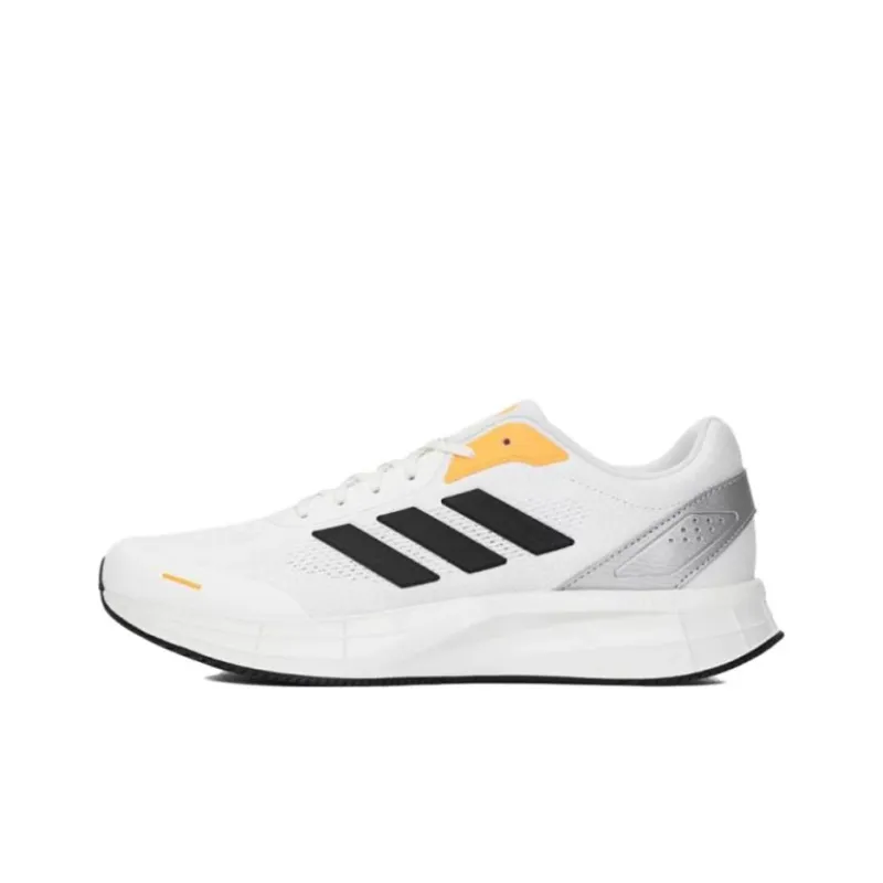 Adidas DURAMO Anti Slip Wear Resistant Low Top Running Shoes Unisex White-0
