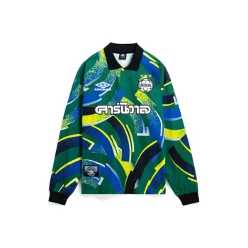 Umbro CARNIVAL Co-branded Model SS24 Soccer Jerseys Unisex Green